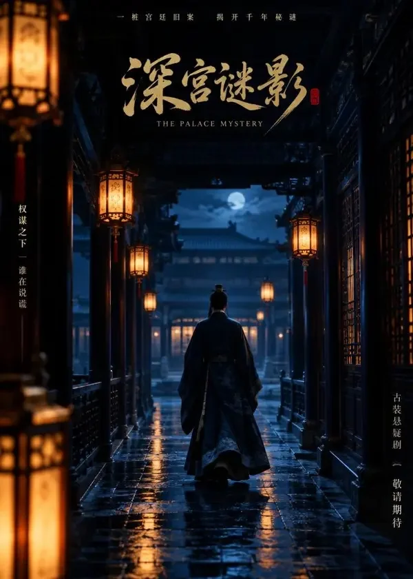 短剧《梦回长安夜》封面海报,古装题材 短剧《梦回长安夜》封面海报,古装题材